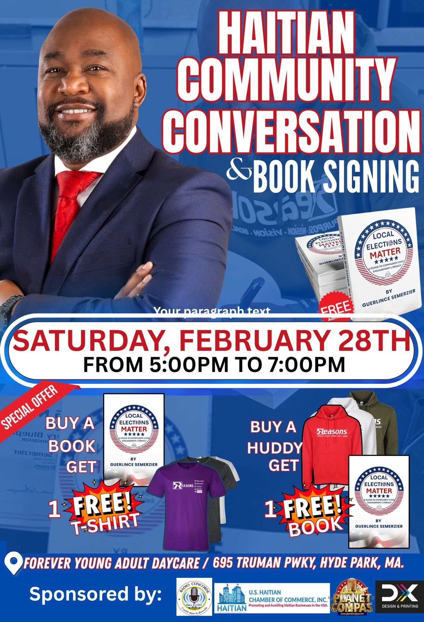 HAITIAN COMMUNITY CONVERSATION & BOOK SIGNING